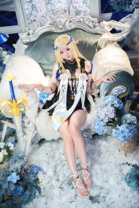 NO.030 Seele麦麦 – 菲比&卡提希娅的蓝色花海物语 [96P]-玩图志