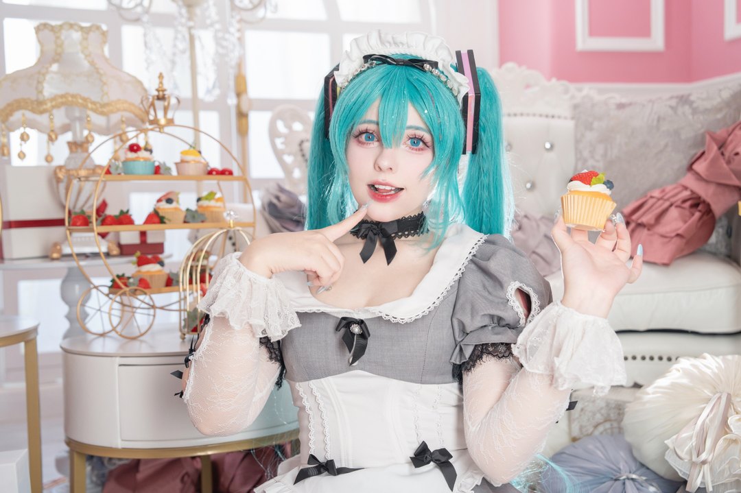 NO.001 Saya Scarlet - 26.02 VOCALOID Maid Miku [39P]-玩图志