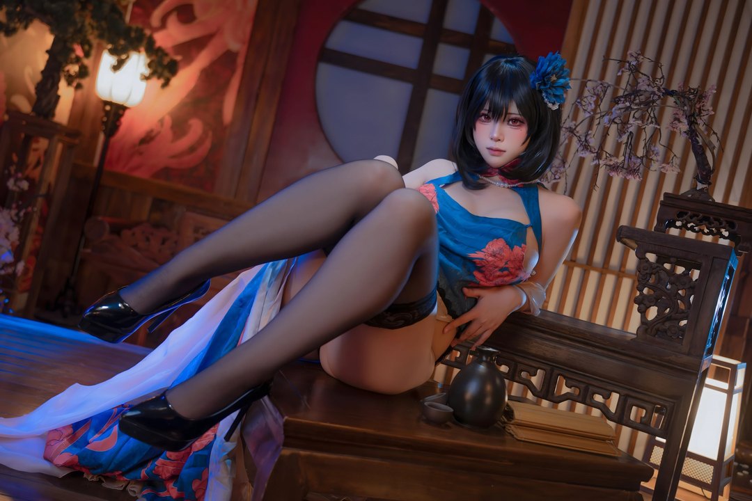 NO.003 呙呙 - 建武旗袍 [37P]-玩图志