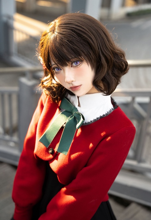 炭烤莉莉黑-桌面少女 冬 林檎003