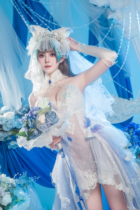 Natsuko夏夏子 - 柴郡婚纱 (2)