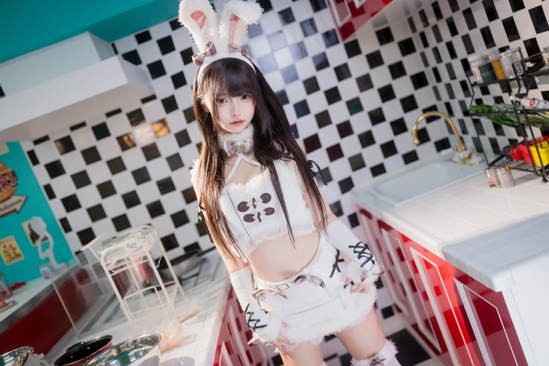 神楽坂真冬 -毛绒白兔 (1)