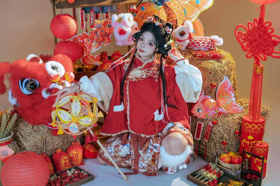 Yuuhui玉汇 2026新春特辑 醒狮少女 131P+2V：2.12GB 沉浸式新春特辑-玩图志