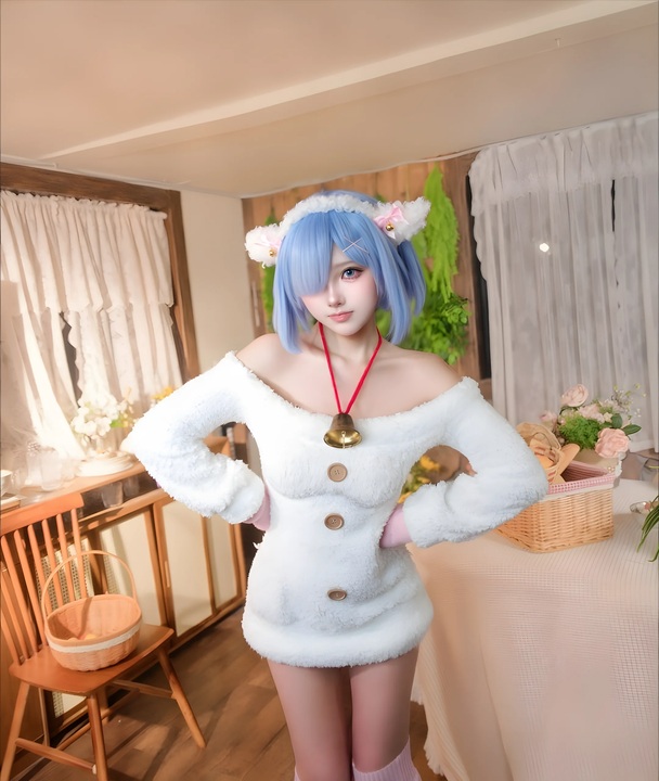 CatDemon你的喵崽 · 等待主人归来的小羊｜96P+21V · 萌宠系少女的治愈日常-玩图志