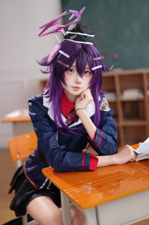 五更百鬼蔚蓝档案(BA)伊落遥香Cos图集 – 还原病娇少女魅力-玩图志