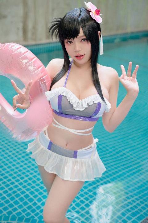 ZinieQ蒂法泳装图集 – 最终幻想VII Tifa Swimsuit 1.2GB珍藏-玩图志