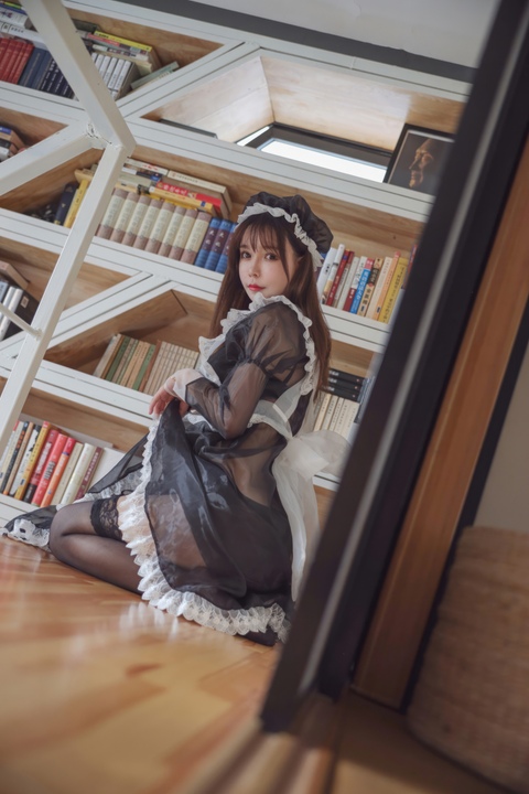 亚马逊鲶鱼 - 黑色透明女仆 (1)