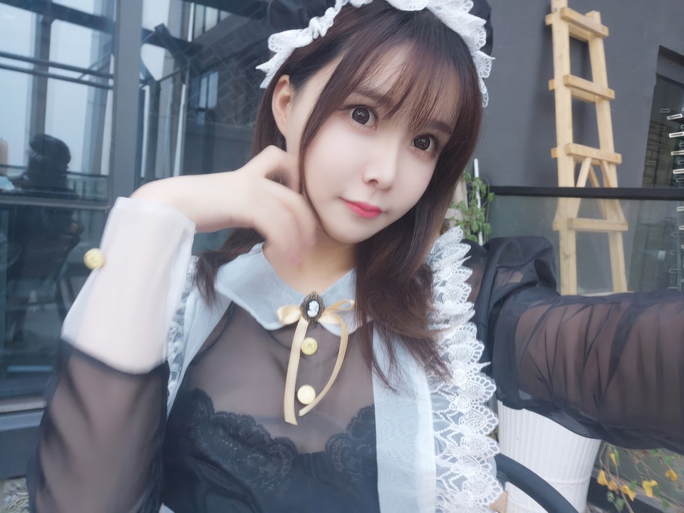 亚马逊鲶鱼黑色透明女仆装 – 极致视觉冲击 33P/192MB-玩图志