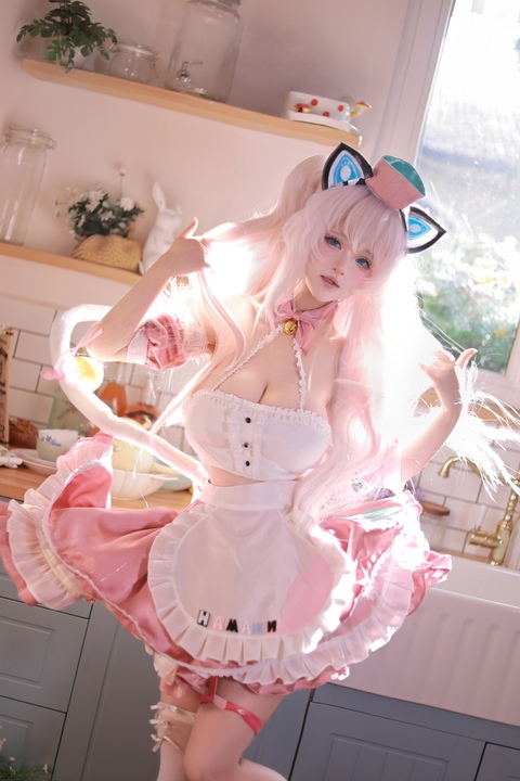 芝心蛋奶烧哈曼(Hammann)女仆装 - 傲娇少女感还原 110P/4V-玩图志