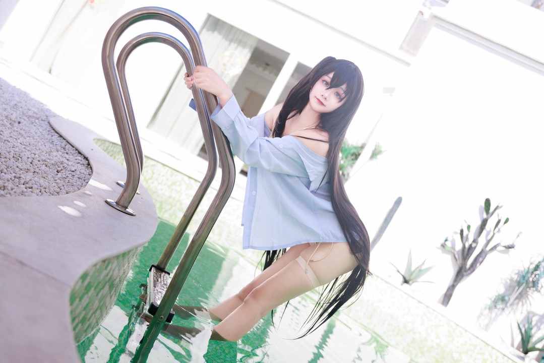 阿雪雪 - 大凤泳装 (2)