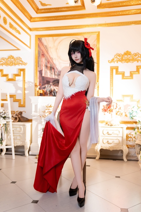 只有指挥官能看的温柔！二佐Nisa – 大凤誓约：37P 886MB 捕捉最唯美的白婚纱时刻-玩图志