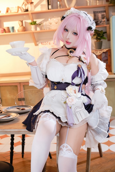 胡桃猫 - 爱莉希雅女仆 (2)