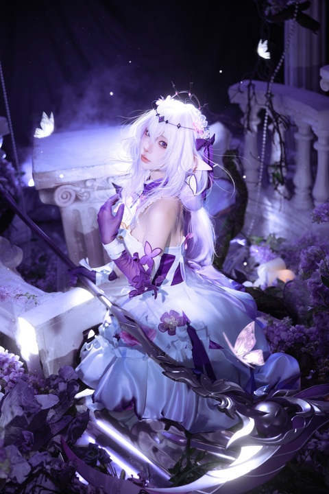 只有12张也必须收！蠢沫沫 – 星铁遐蝶：12P 记录最还原的梦幻蝶影-玩图志