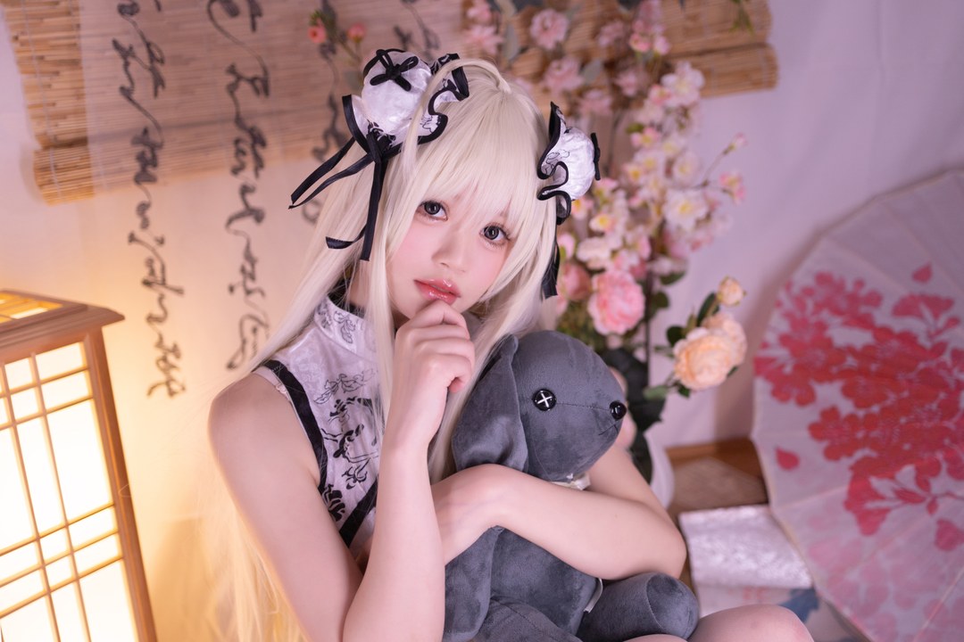 骨科级治愈！星黛鹿鹿 穹妹旗袍：62P 记录最清冷的夏日中式梦境-玩图志