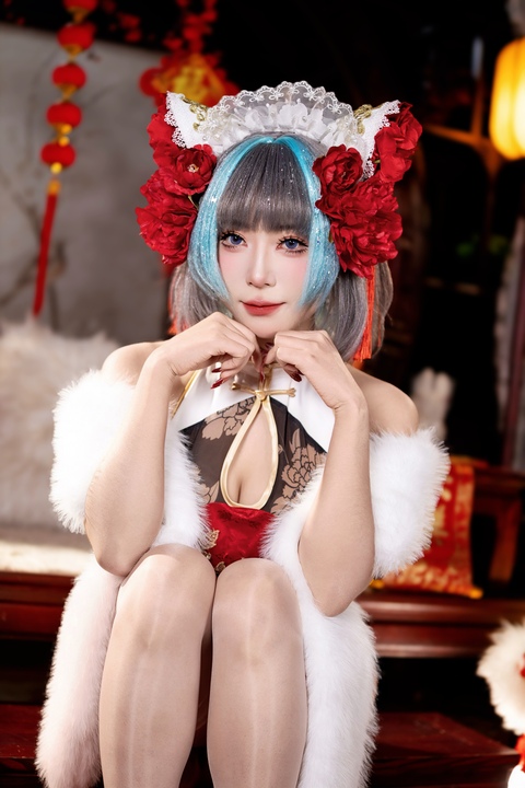 Money冷冷 - 柴郡 新年旗袍 (2)