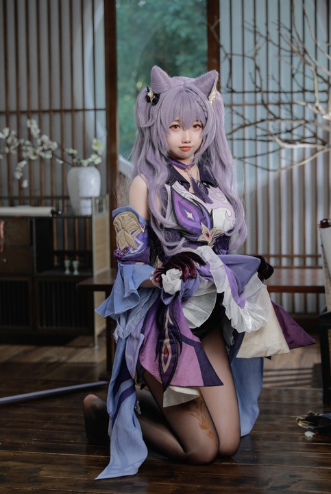 雪琪SAMA · 刻晴｜50P+1V · 干净表达中的角色还原-玩图志