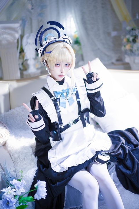 凉夜真宵 · 蔚蓝档案 Toki 长裙女仆 ByMAYOi｜120P · 优雅节奏中的角色延展-玩图志