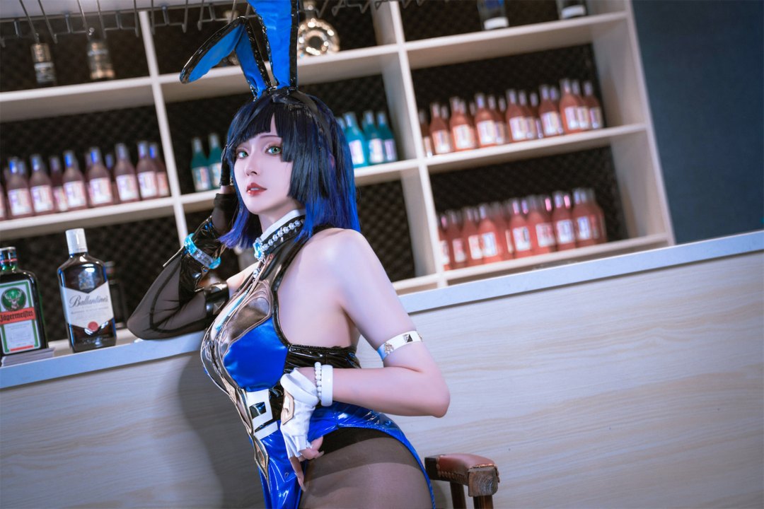 Natsuko_夏夏子 - 夜兰兔女郎 (1)