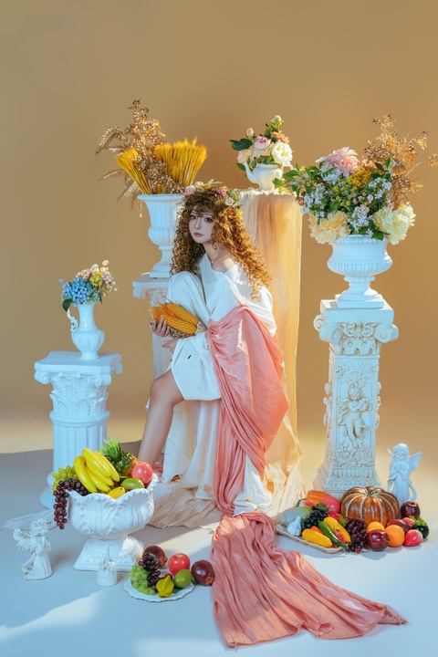 Yuuhui玉汇 Patreon 26.04 T4 丰收之神 Demeter｜116P · 自然意象中的柔和延展-玩图志