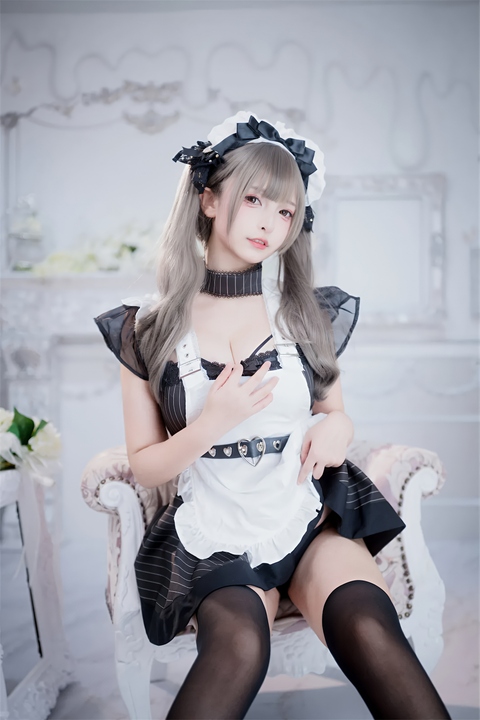 神楽坂真冬 · 妄想女仆cos｜75P+2V · 设定驱动下的角色场景构建-玩图志