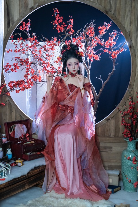 奈汐酱nice · 醉梅写真｜90P+1V · 东方意境中的柔性情绪展开-玩图志