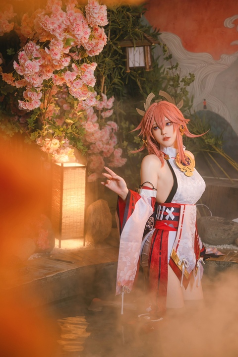蛋黄mayo · 八重神子｜34P-209MB · 鸣神大社的午后小憩-玩图志
