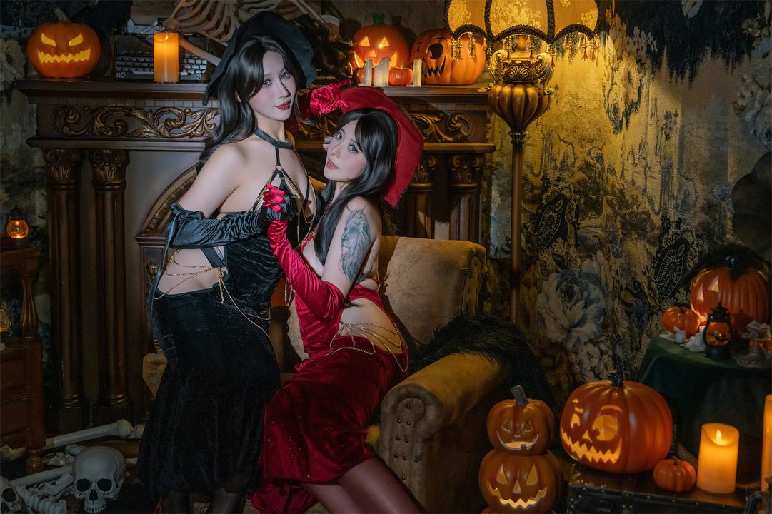云溪溪 & 奈汐酱nice · 双魇｜80P · 镜花水月的双重魅影-玩图志