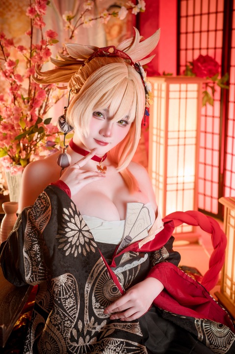 Xiaoyukiko 小鱼 - 原神 宵宫 Yoimiya Yukata (2)