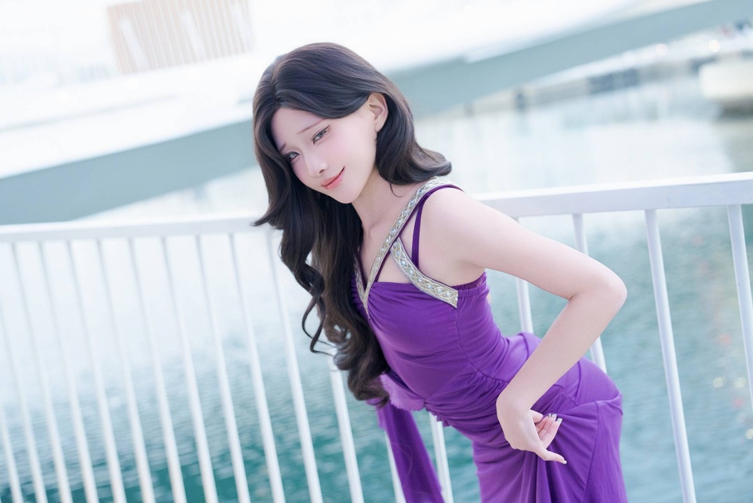 雪奈Yukina – Purple Dress 千金小姐｜58P+1V · 紫色裙摆下的继承者们-玩图志