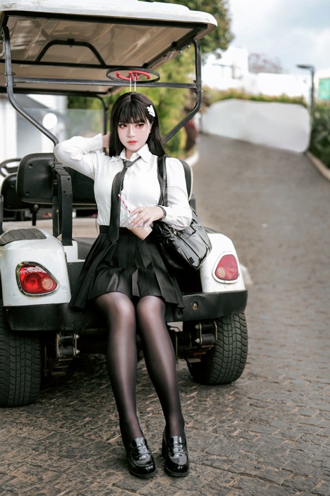 半半子 – 蔚蓝档案 调月莉音 Vol.03 制服×競泳｜64P+5V · 千年学生会的双面课表-玩图志