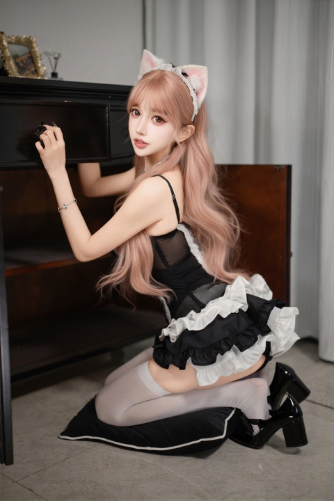 过期米线线喵 - 小猫女仆｜53P · 喵～您的专属饲育官已上线-玩图志