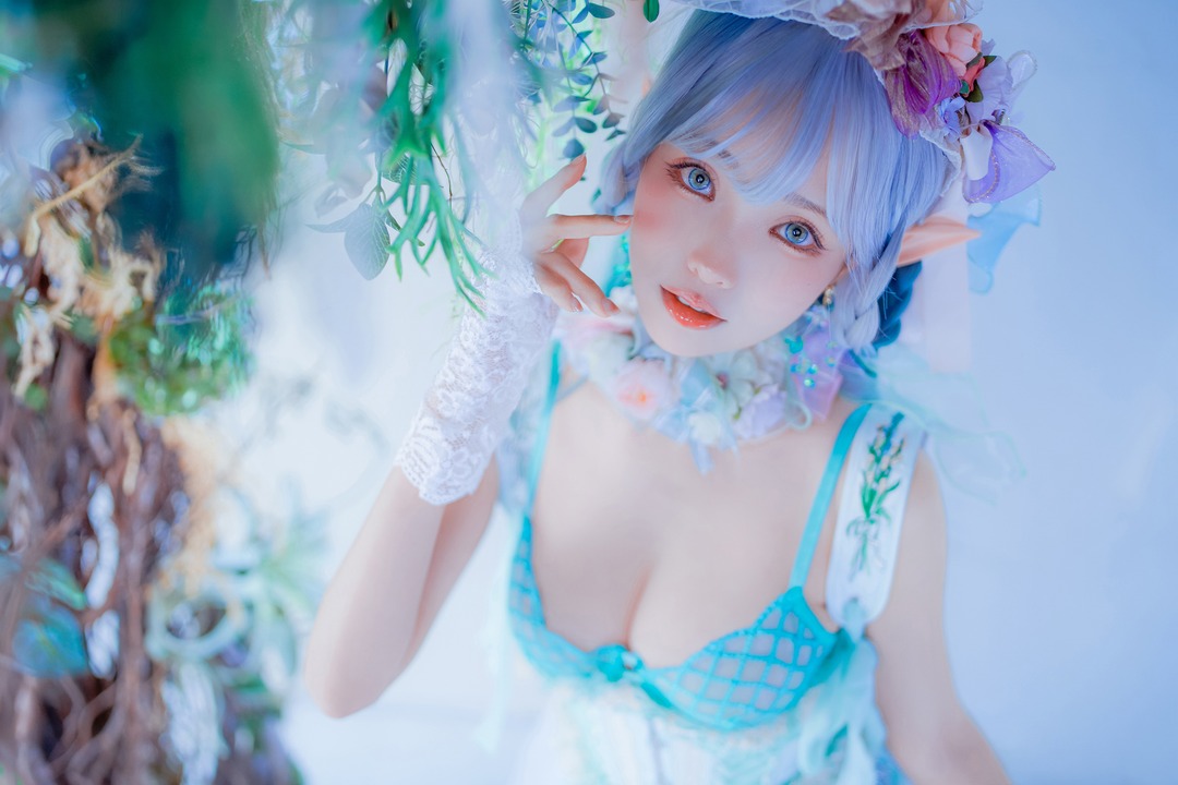 ElyEE子 – June 2026 Set C – Flower Crown Spirit – Midori 花冠精靈-翠｜50P+2V-玩图志