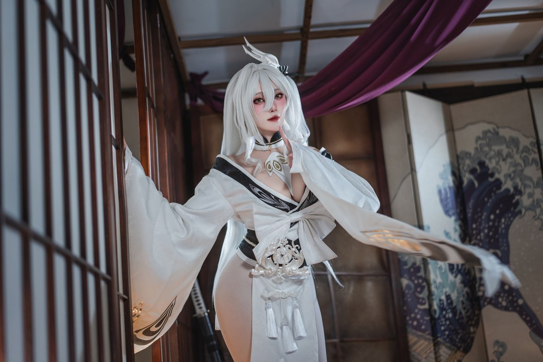 Natsuko夏夏子 - 6月 COS92【Natsuko】碧蓝航线 白凤｜87P · 银翼白凤，栖于你肩头-玩图志