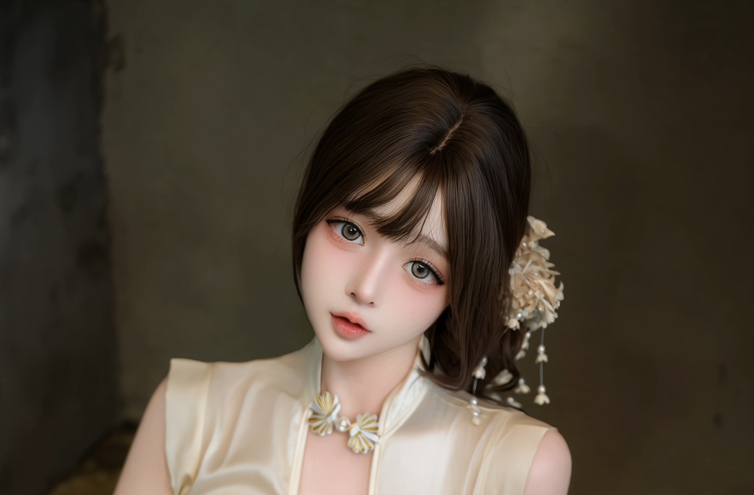 牛乳啵啵 - 锦绣｜31P · 119MB · 绸缎牡丹，她在红金绣纹里把旗袍穿成会呼吸的屏风-玩图志