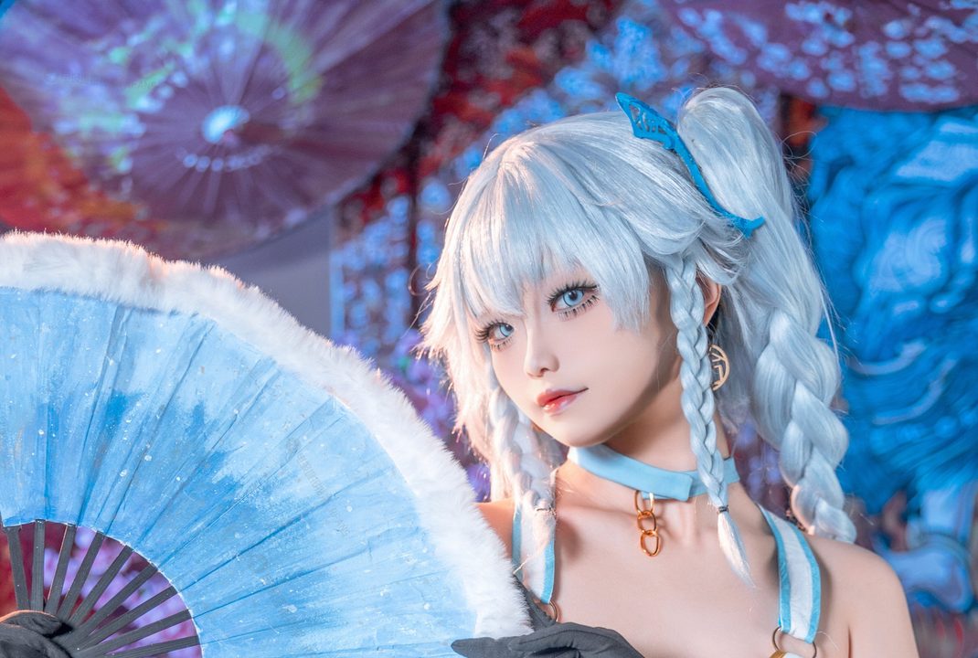 炸虾球耶呜 – 少女前线 PA-15 旗袍｜32P 翠雀媚红金，她在春夜光里把“大破旗袍”演成偏头赌一把-玩图志
