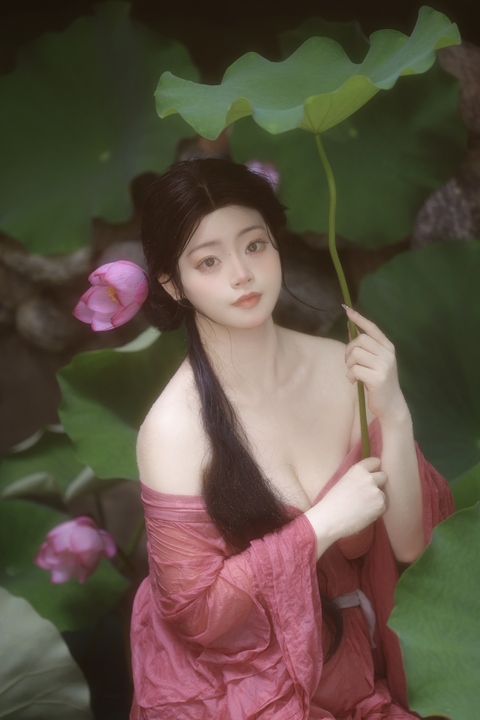 毛毛帽 – 2026年06月月票｜105P+10V 甜光卡在银珍珠发箍那秒，她把六月归档穿成棉花糖的私语-玩图志