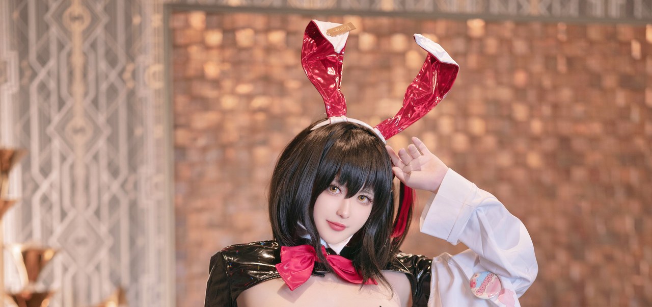 溯兮sukki - 露姬兔女郎｜17P 棚光卡在黑丝绒兔耳绒边那秒，她把「露姬」穿成sukki的私语-玩图志