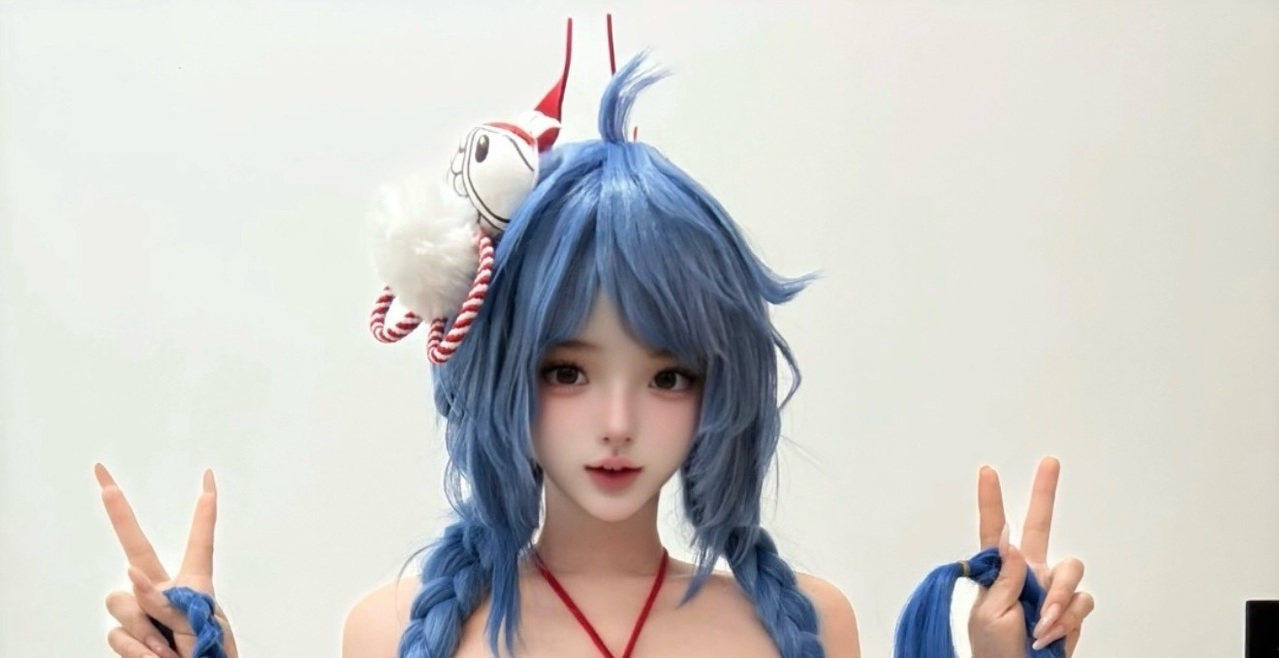 小梨 - 大乔巫女｜59P+7V  神社暮光卡在伊势白衣袖那秒，她把「潮汐」穿成小梨的私纱-玩图志